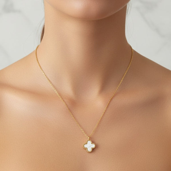 White Cleef Necklace